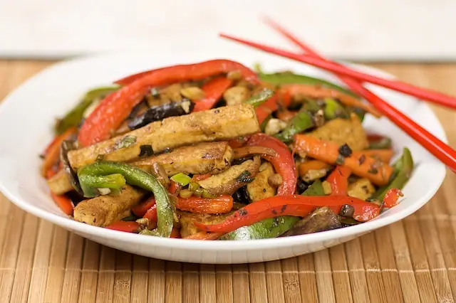 Chinese Style Sauteed Firm Tofu