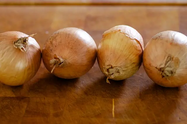 First you need a few onions.