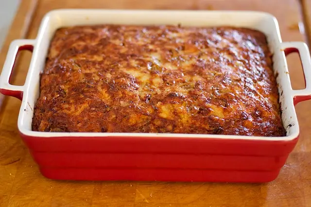 Bake it in the oven.