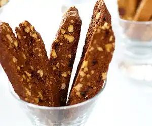 Chocolate-Walnut Biscotti