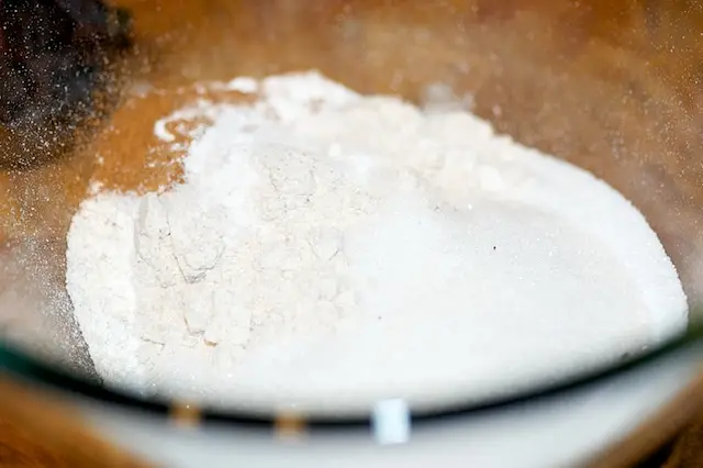 In a large bowl,