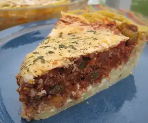 All Time Favorite Spaghetti Pie