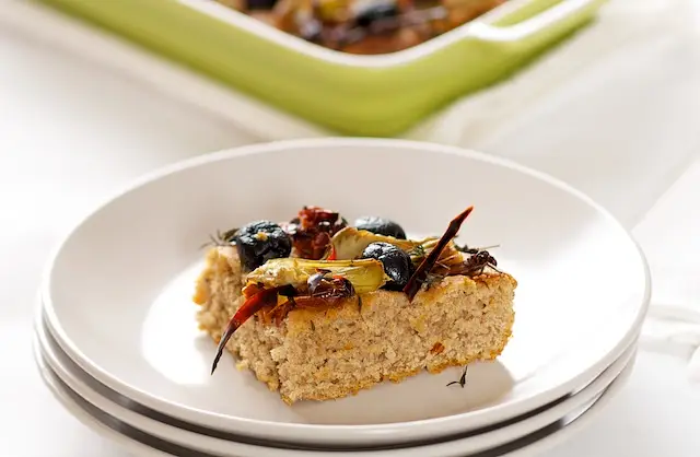 Artichoke Hearts, Olives, Sun-Dried Tomato and Red Chili Bread