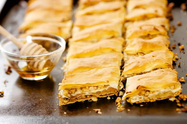 Drizzle honey on top and bake 5 minutes more. 