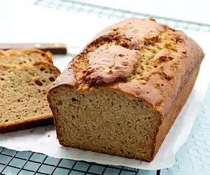 100% Whole Wheat Banana Bread