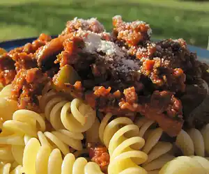 Pasta with Bolognese Sauce