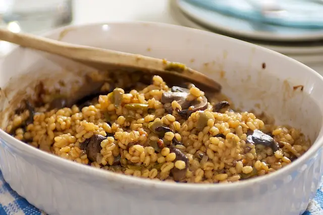 Delicious Barley Mushroom Casserole
