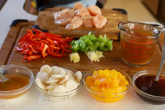 Gather together all the ingredients.