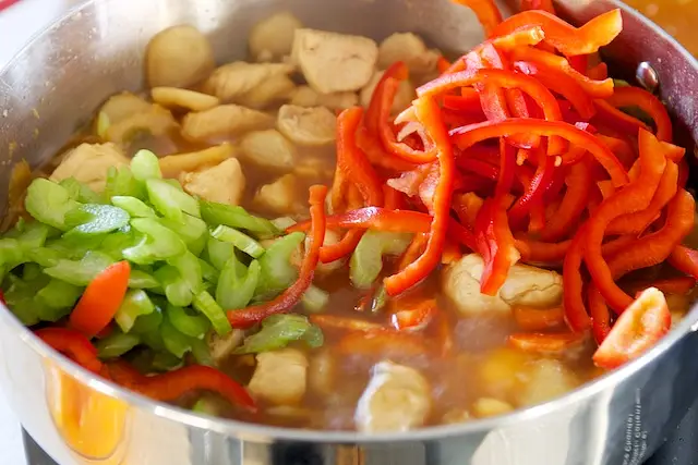 Reduce heat to low. 