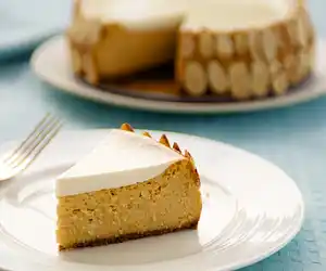 Pumpkin Cognac Cheesecake