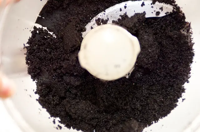 Process until it becomes fine crumbs. 