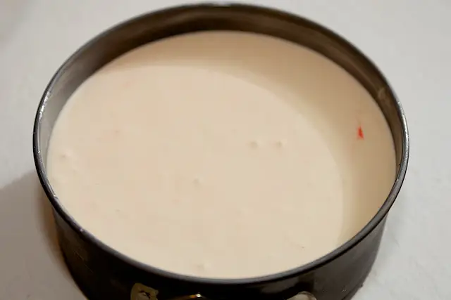 Pour into crust.