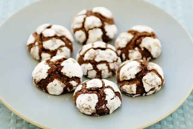 Chocolate Crackle Cookies