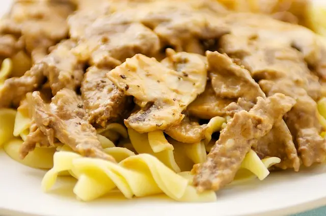 Beef Stroganoff - Russian Style