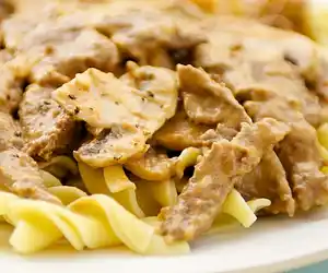 Beef Stroganoff - Russian Style