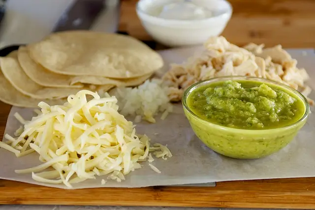 Sour Cream Chicken Enchiladas