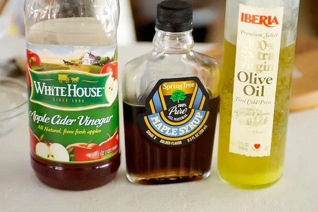 Meanwhile prepare the dressing.