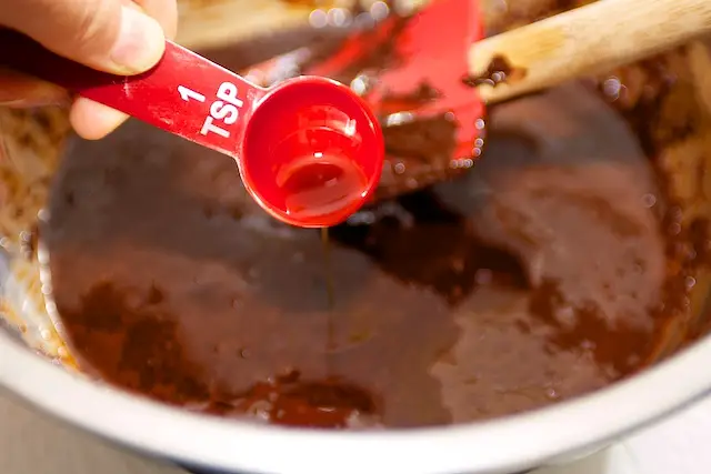Add the vanilla extract.