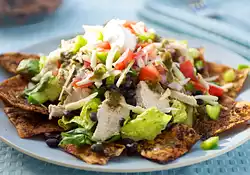 Black Bean-Taco Salad with Lime Vinaigrette