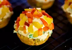 Jalapeno Corn Muffins with Savory Cream Cheese Frosting