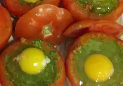 Beef and Zucchini Stuffed Tomatoes