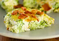 Broccoli Bacon Quiche (Crustless)