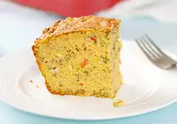 Cheesy Basil Corn Bread