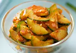 Spicy, Sweet and Sour Cucumber Salad