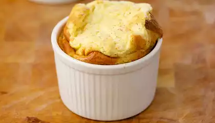 Smoked Salmon Cream Cheese Soufflé