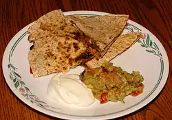 Healthy Farmer's Market Vegetarian Quesadillas