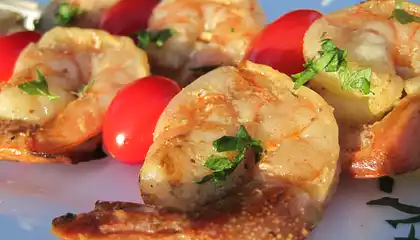 Grilled Garlic Shrimp
