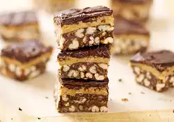 Chocolate-Peanut Butter Crispy Bars