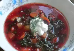 Spring Beet soup (Polish Botwina)