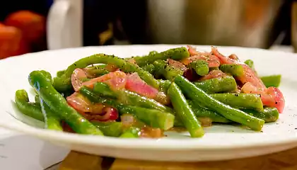 Green Beans With Cider Glaze (Thanksgiving)