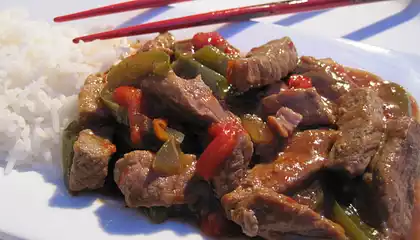 Slow-Cooked Pepper Steak