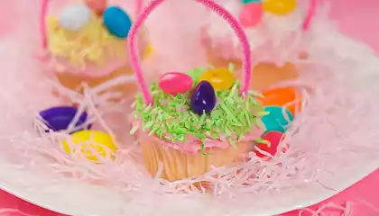 Easter Basket Cupcakes