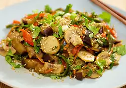 Eggplant Sichuan Style