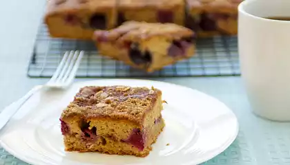 Blueberry and Sour Cream Coffeecake