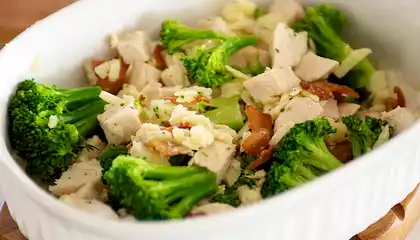 Phyllo Chicken with Bacon, Broccoli and Cheese