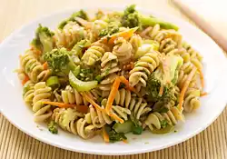 Broccoli Pasta with Sesame Sauce