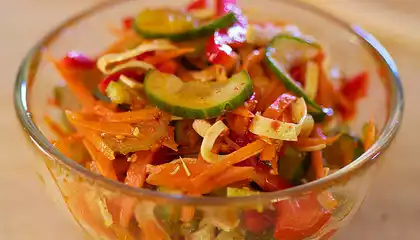 Korean Sweet-Sour Cucumber Salad