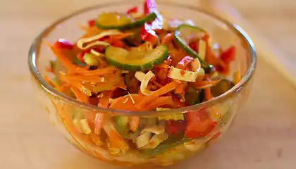 Korean Sweet-Sour Cucumber Salad