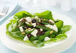 Sugar Snap Pea, Caramelized Shallots and Arugula Salad  