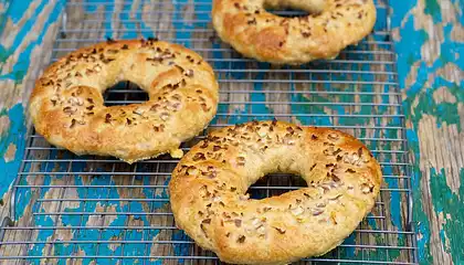 Bread Machine Onion Bagels