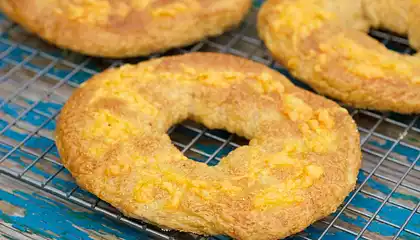 Bread Machine Cheese Bagels