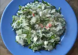 Long White Radish and Arugula Salad