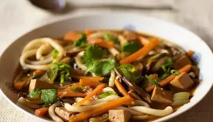 Asian Udon Noodle Soup