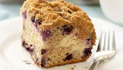 Blueberry Cream Cheese Coffeecake