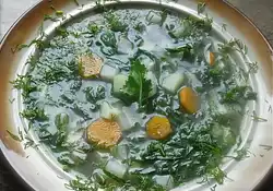 Kohlrabi Soup with Anise Flavor