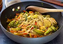 Stir-Fried Veggies with Soba Noodles